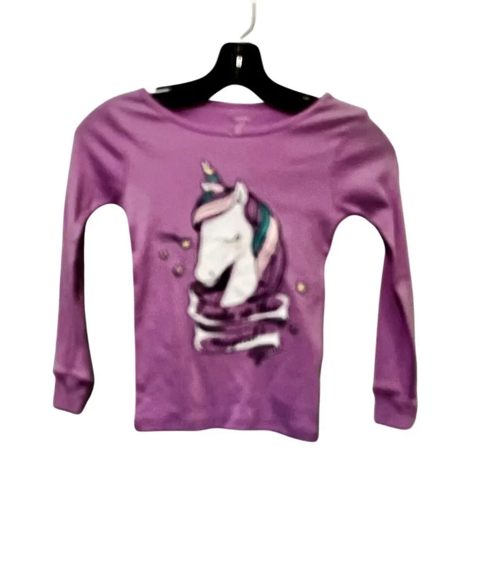 Carter’s Unicorn Long Sleeve I Wake Up This Magical  Purple Shirt Girls Sz7 NWT